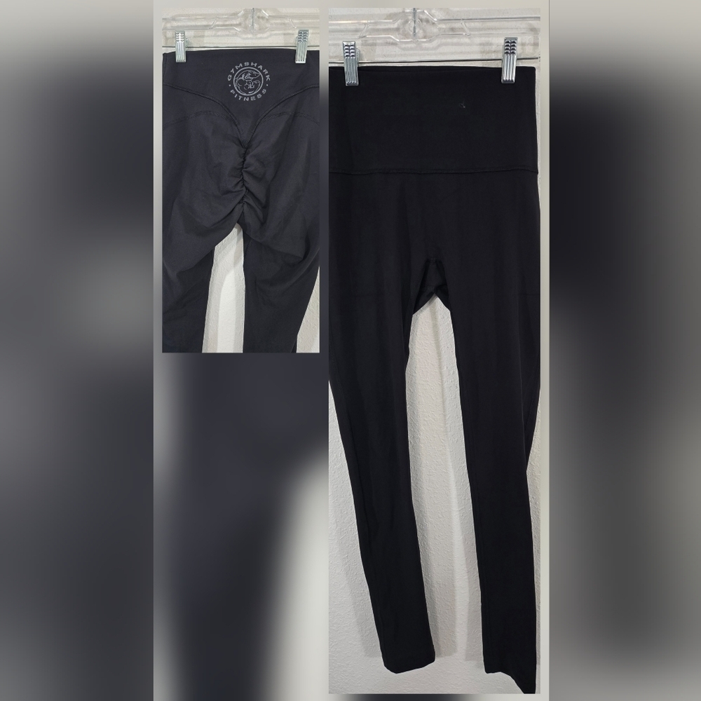Gymshark Black Fitness Leggings Athleisure Athletic Gym, size Small